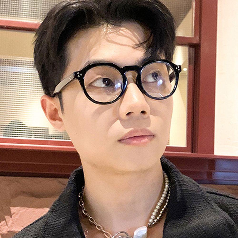 Mắt Kính Gọng Tròn PC Chống Ánh Sáng Xanh Thời Trang Hàn Quốc