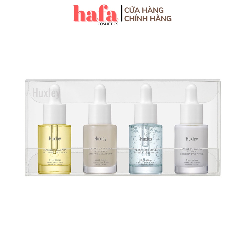 Tinh chất dưỡng da mini Huxley Essence Deluxe Set 5ml