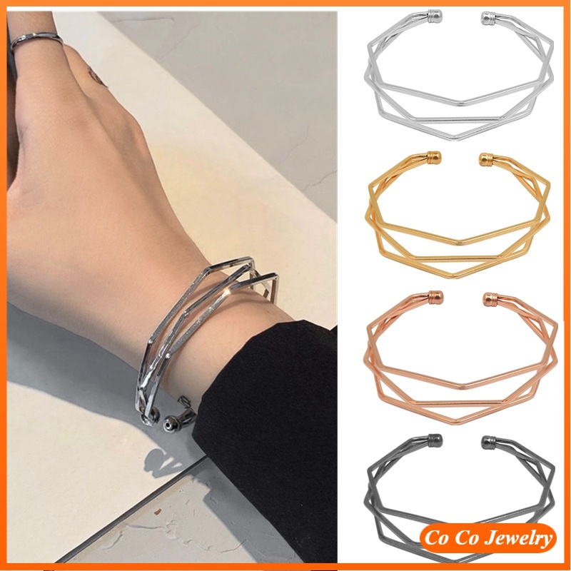 Vòng Tay Ba Lớp Thiết Kế Độc Đáo Thời Trang Cá Tính