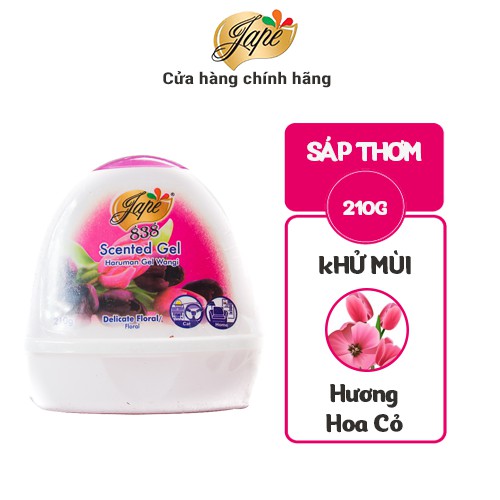 Sáp Thơm Khử Mùi Jape 838 Thơm Lâu Mùi Nhẹ Nhàng 210g - Hương Hoa Cỏ, Green Forrest, Lavender, Chanh Vàng, Dứa, Lime