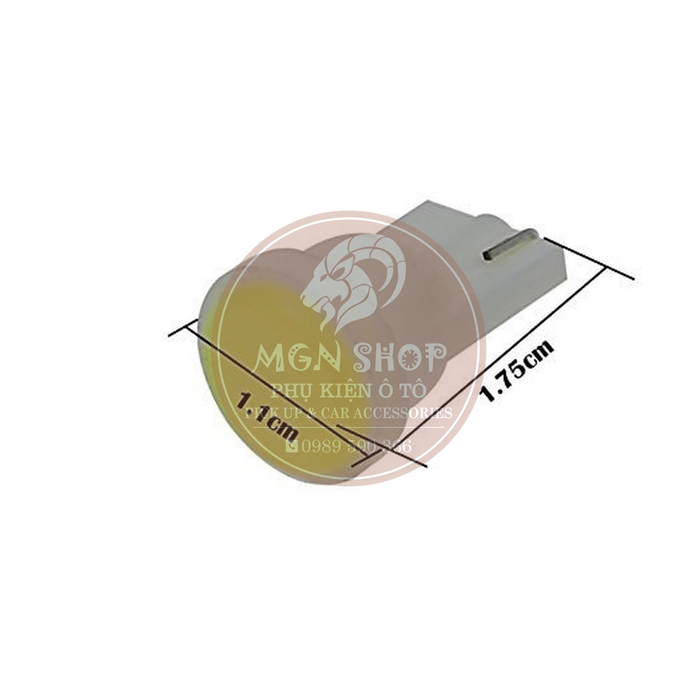 LED [T10] [1 Chip Led SMD] [7 màu] [01 bóng] dành cho ô tô xe máy