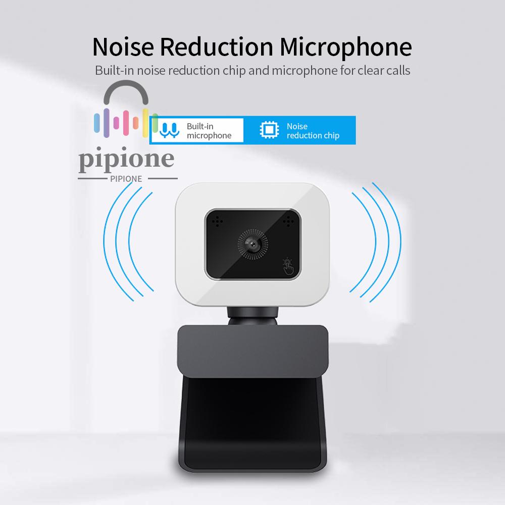 Webcam X2K Có Micro Và Đèn Led Chống Ồn Cho Máy Ảnh | BigBuy360 - bigbuy360.vn