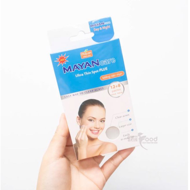 Miếng Dán Mụn Giúp Giảm Viêm, Giảm Sưng Tấy Mayan Ultra Thin Spot