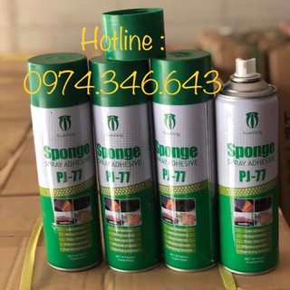 Keo Dán Xốp Dạng Xịt Đa Năng PJ77, Dán Xốp, Mút, Giấy Decal, không mùi, cam kết chất lượng
