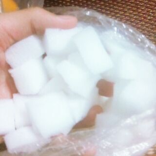 Mút làm slime cắt sẵn ( combo 10 gói )