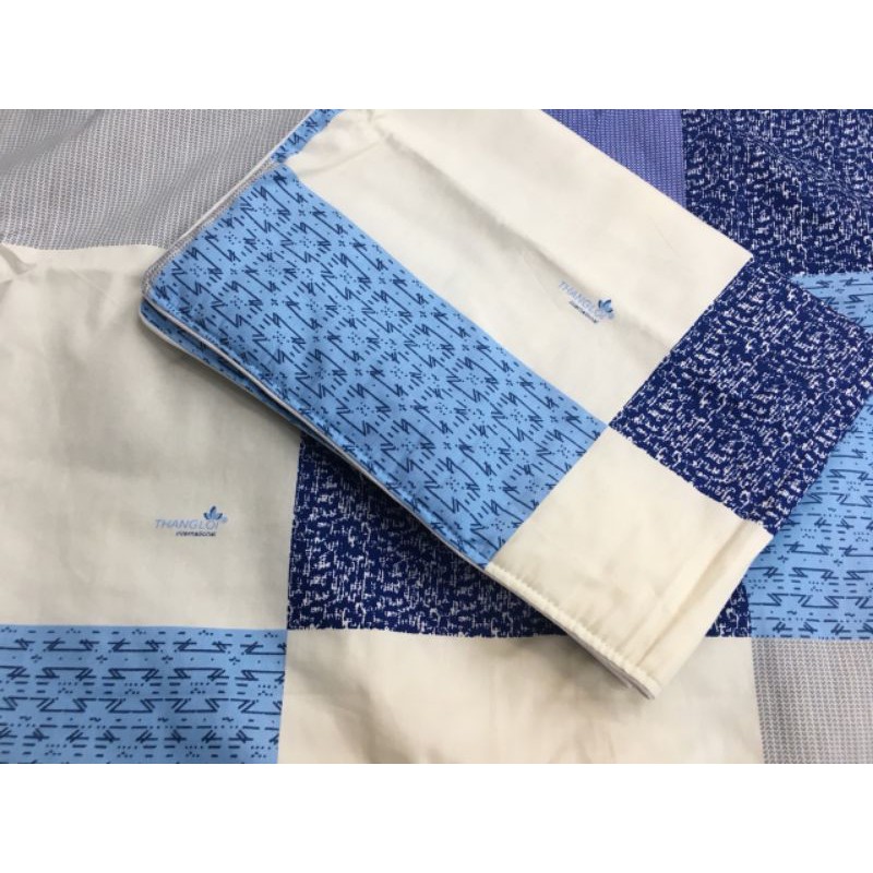 Bộ ga gối Thắng lợi cotton 100% chuẩn có in logo