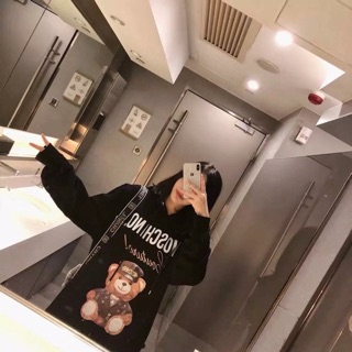 Áo hoodies Gấu Moschino