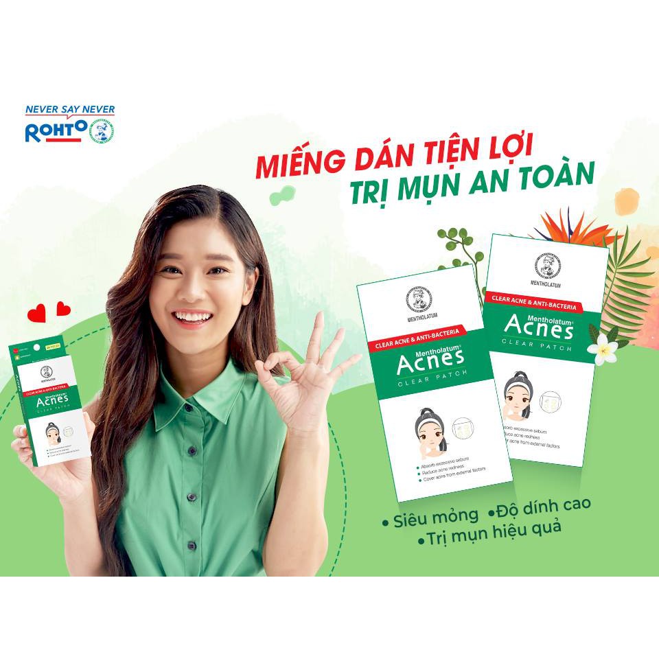 Hộp dán mụn Acnes Clear Patch x 24 Miếng