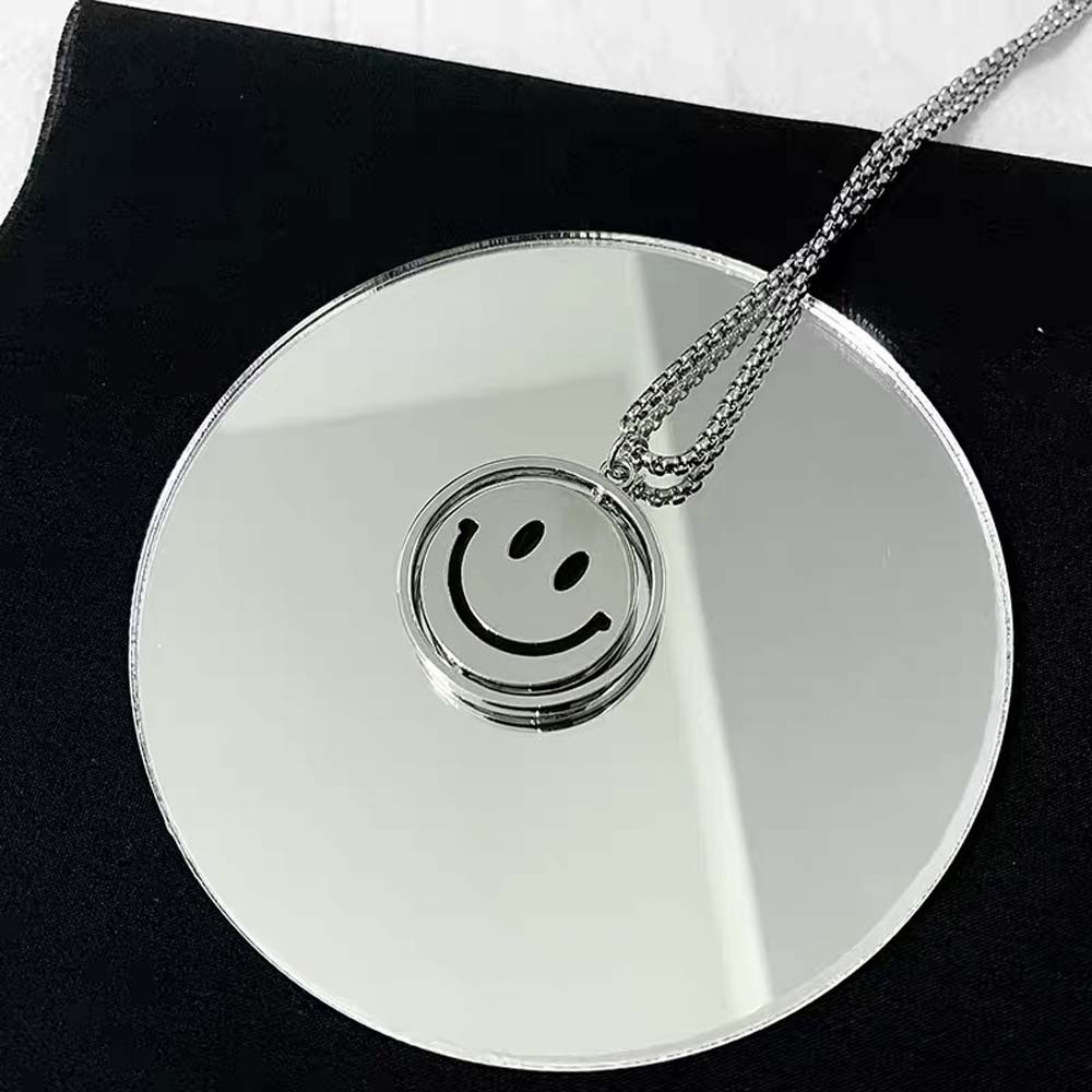 Vòng Cổ Choker Mặt Hình Mặt Cười Phong Cách Hip Hop Thời Trang Cho Nam
