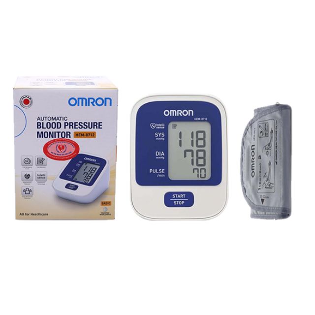 Máy đo huyết áp điện tử bắp tay Omron Hem-8712