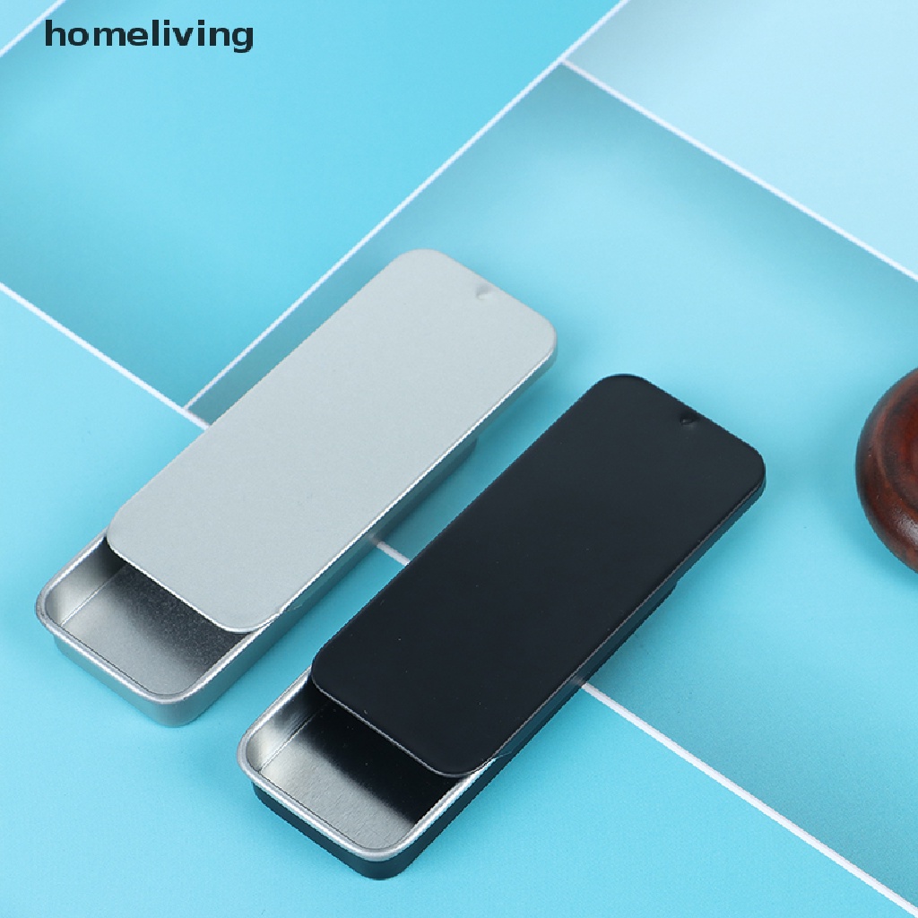 Hộp Thiếc Mini Có Nắp Trượt Dùng Đựng Thuốc / Trang Sức Tiện Dụng