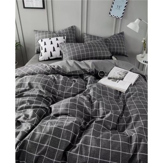 Bộ chăn ga gối cotton poly nhập MS100