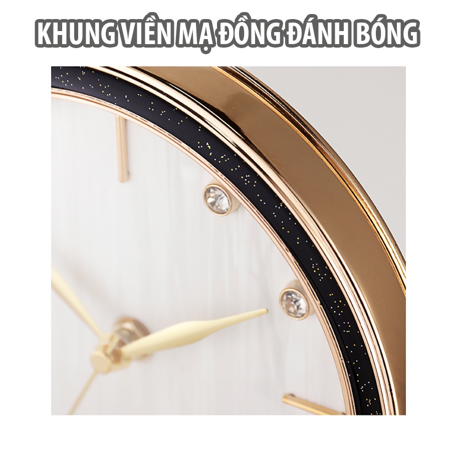 Đồng hồ để bàn quả lắc phong cách tối giản hiện đại tinh tế sang trọng trang trí nhà cửa văn phòng bàn làm việc