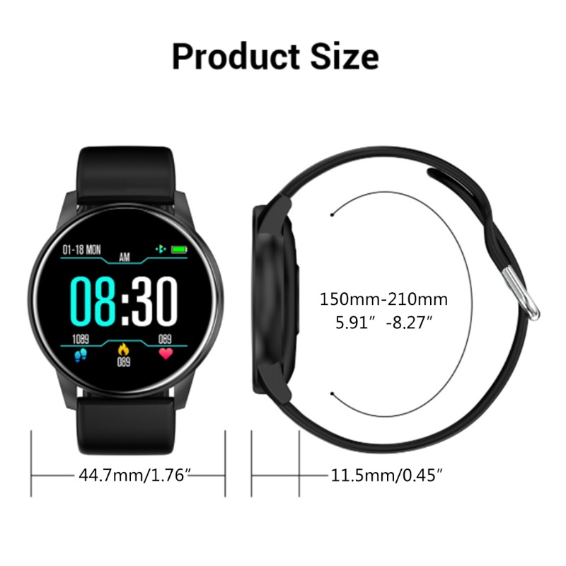 zzz Fitness Tracker WatchHeart Rate Monitor, 1.3-inch IPS Display IP67 Waterproof | BigBuy360 - bigbuy360.vn