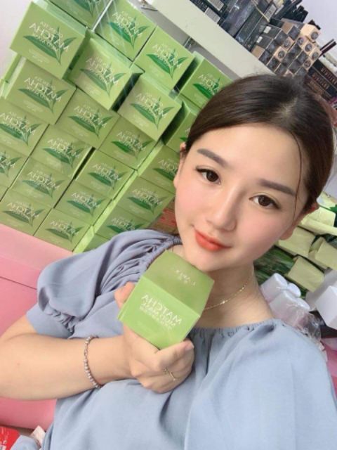 Mặt nạ trà xanh Matcha lẻ giá sỉ