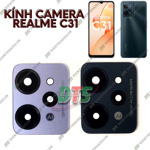 Kính camera realme c31 kèm keo dán