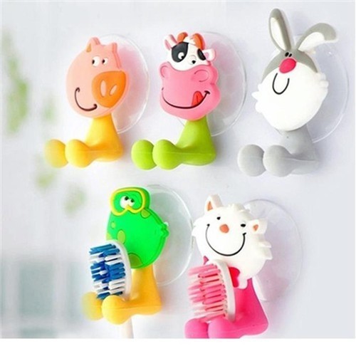 Móc hít tường Treo bàn chải hình thú ngộ nghĩnh