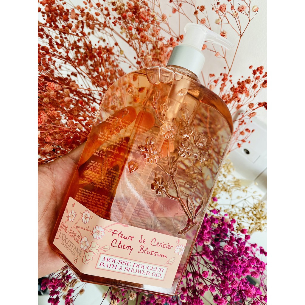 Bill Pháp- L’Occitane Sữa Tắm Hương Hoa Anh Đào - L'Occitane Cherry Blossom Bath &amp; Shower Gel