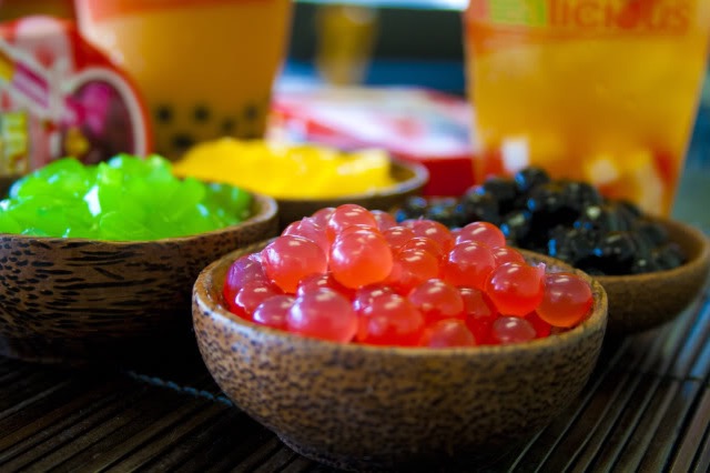 Hạt thuỷ tinh/hạt nổ Dâu tây