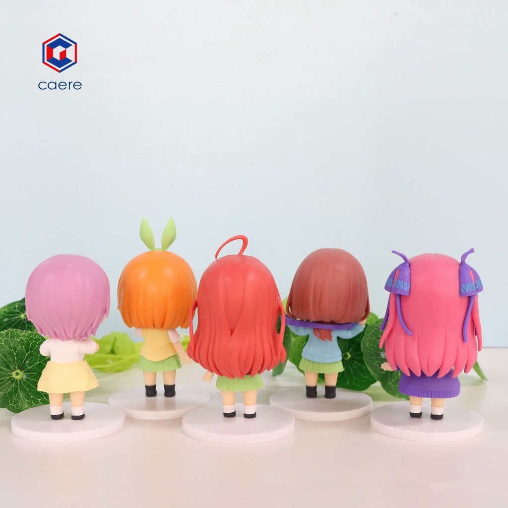 Mô hình búp bê Nakano Ichika Nino Yotsuba Itsuki bằng nhựa PVC trang trí nhiều màu sắc