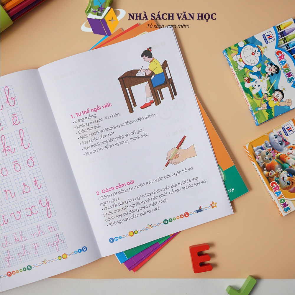 Sách - Combo 8 Cuốn Hành Trang Cho Bé Chuẩn Bị Vào Lớp 1 Và Gọt, Gôm, Bút Chì