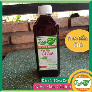 Nước Mắm Cá Linh thiên nhiên 100% Nguyên Chất đặc sản Miền Tây chai 500ml (loại kho cá)