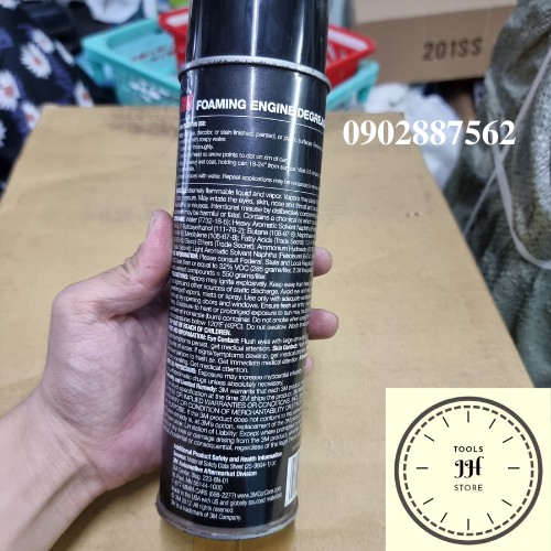 Tẩy rửa mỡ động cơ 3M Foaming engine degreaser 08899 467g