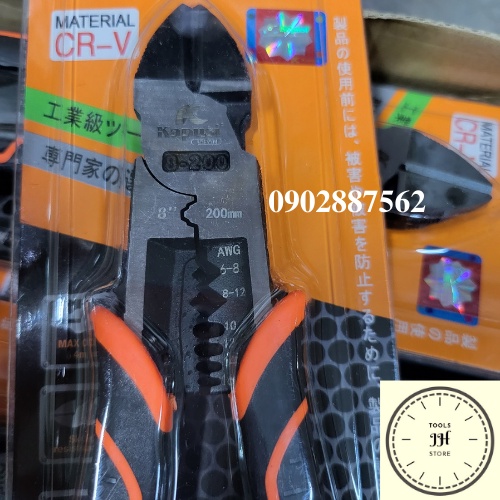 Kìm cắt kapusi 8 inch đa năng cao cấp japan