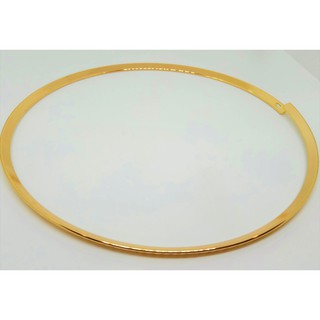KIỀNG CỔ MẠ VÀNG CHẠM KHẮC HỌA TIẾT CÁ TÍNH