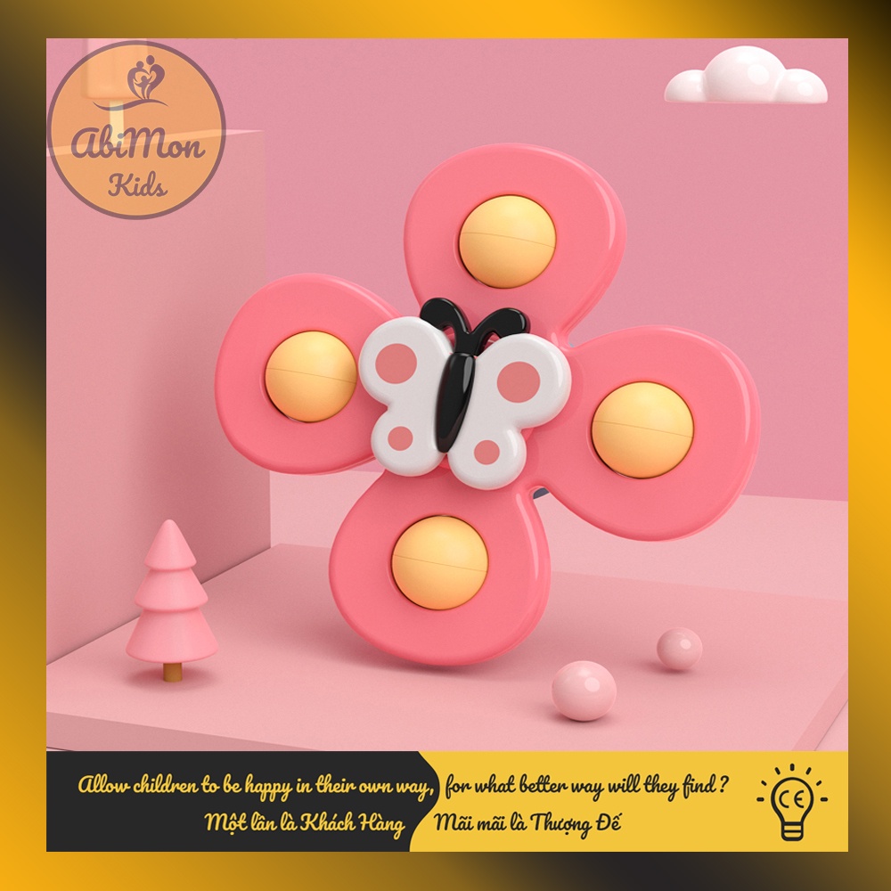 Đồ Chơi Con Quay Spinner Hình Côn Trùng Cho Bé ☘️ Montessori cao cấp ✨ Đồ chơi Giáo Dục - An toàn - Thông minh