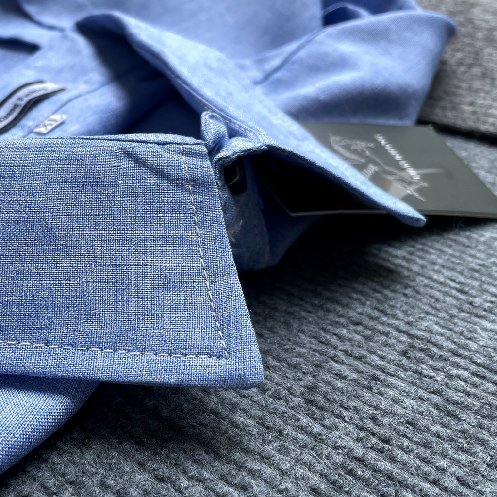 Áo sơ mi nam trung niên vải đũi mềm mát kẻ Caro nhỏ phù hợp cho người lớn tuổi từ 50 đến 85kg | BigBuy360 - bigbuy360.vn