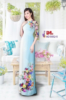 Áo dài in 3D tằm lụa