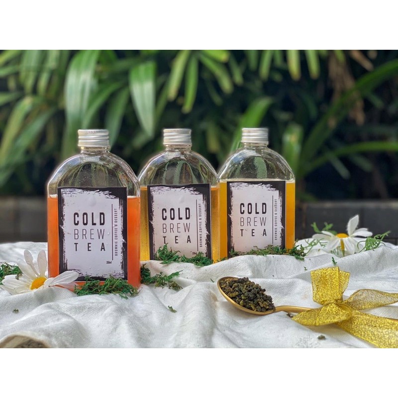 Chai thủy tinh dẹt xén vai 250ml nắp nhôm đựng đồ uống