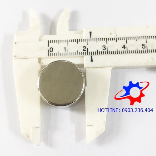 NAM CHÂM VĨNH CỬU VIÊN TRỤ TRÒN KÍCH THƯỚC 22X13MM MẠ NIKEL