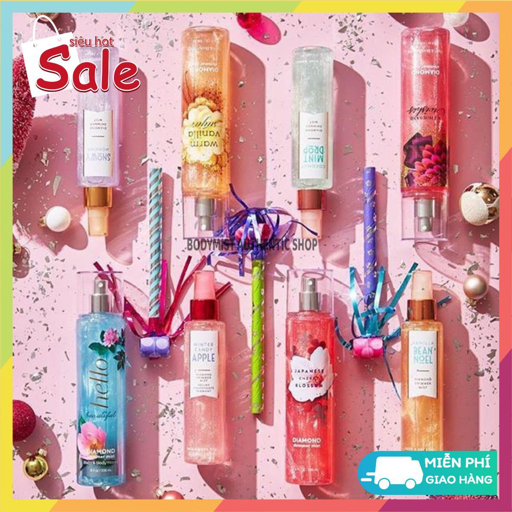 Top 5 Xịt Thơm Toàn Thân Ánh Nhũ Bath And Body Works Shimmer Cho Mùa Hè 2020 (50ml) [𝑩𝒐𝒅𝒚𝒎𝒊𝒔𝒕 𝑨𝒖𝒕𝒉𝒆𝒏𝒕𝒊𝒄] | Thế Giới Skin Care