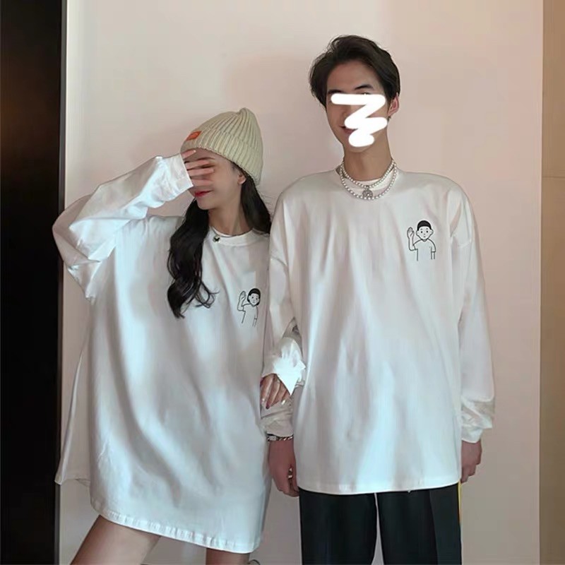 Áo Đôi Đẹp  [Tiệm Vải Xinh]  Áo Đôi Thun Hello - Hàng Quảng Châu