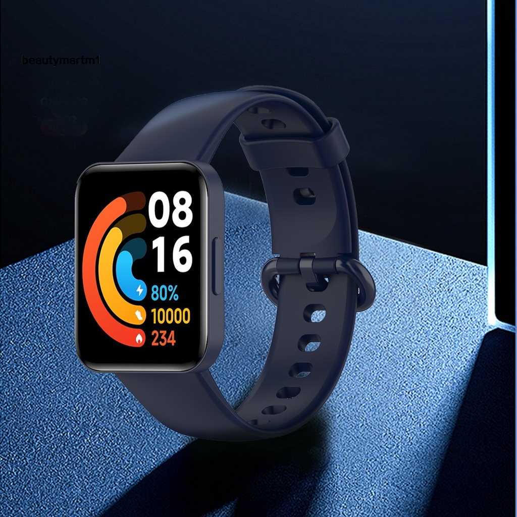 Dây Đeo Silicone Mềm Chống Nước Cho Đồng Hồ Thông Minh Redmi Watch 2 Lite / Watch 2 Beautymartm1
