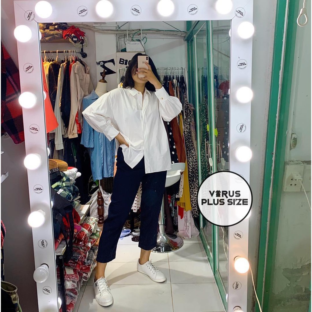 SOMI  BIGSIZE TRẮNG/XANH THAN