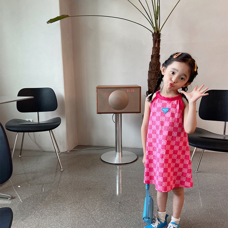 Đầm Yếm Đi Biển Phong Cách Hàn Quốc Xinh Xắn Cho Bé Gái