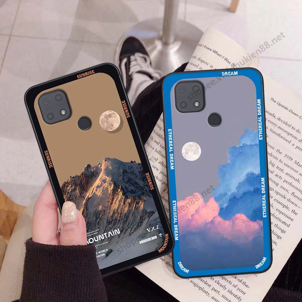 Ốp Xiaomi Redmi 10C hình vũ trụ, mountain, cloud phong cách cá tính