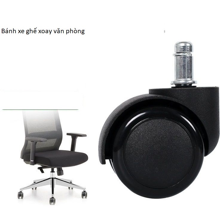 20 Bánh xe nhựa xoay 360 chạy êm, bền chắc