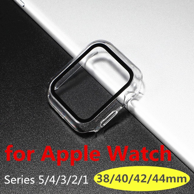 Vỏ Trong Suốt Bảo Vệ Mặt Đồng Hồ apple Watch Series SE 6 5 4 3 2 1 44mm 40mm 42mm 38mm