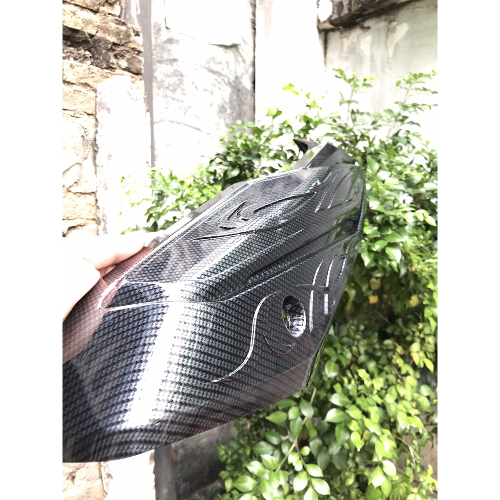 SH 350i , Ốp pô SH350i CARBON phụ kiện SH 350i