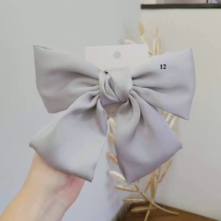 [P5166 - HIU ACCESSORIES]  Kẹp tóc nơ lụa tiểu thư bản to