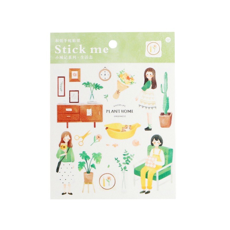Sticker 1 tấm Happy day