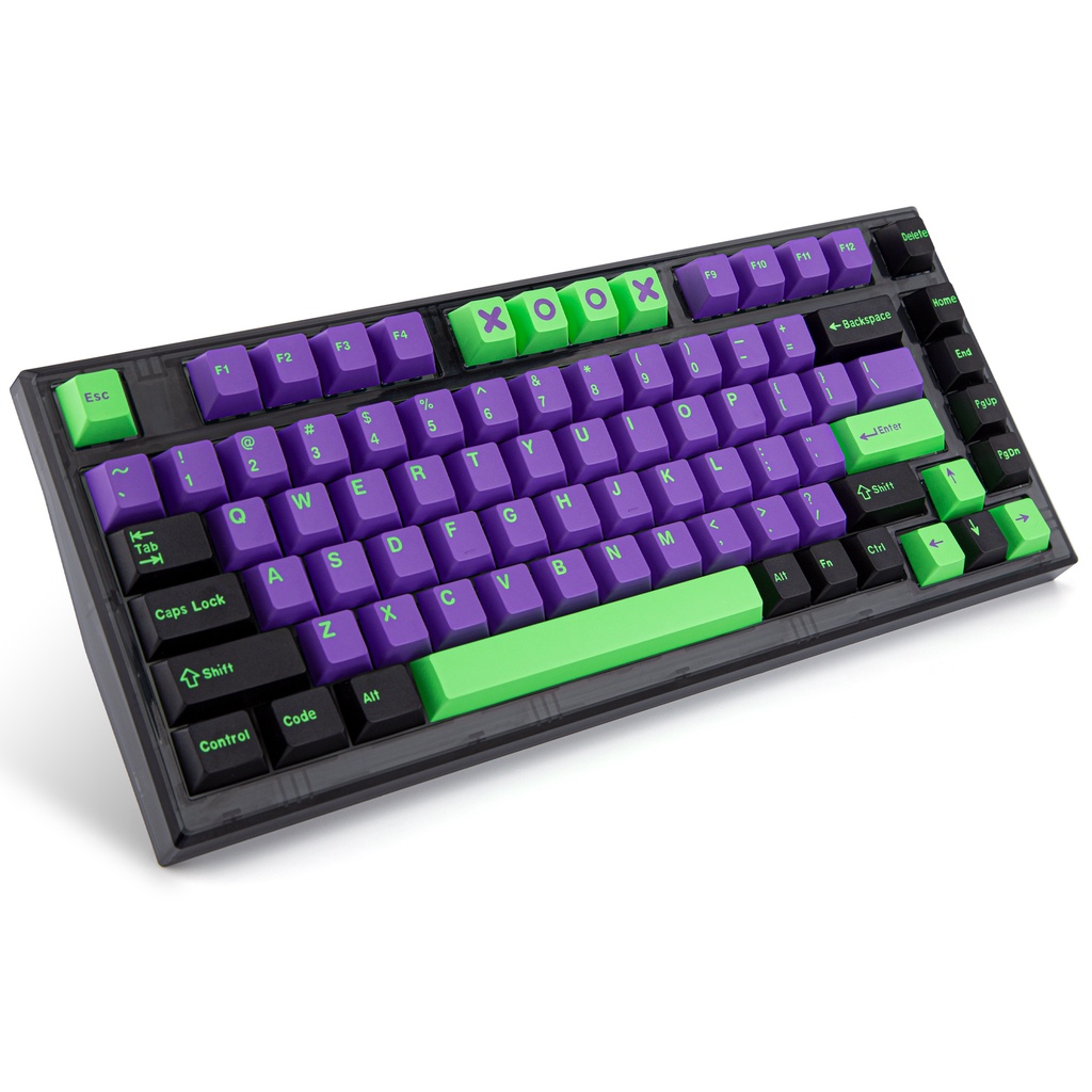 173Keys ABS Cherry Profile Keycaps Kit, Double Shot Molding, Tương thích với Gateron Kailh Cherry MX Switch và Bàn phím cơ ANSI & ISO Layout