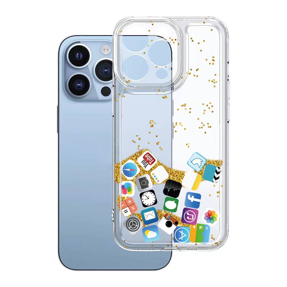 Ốp Điện Thoại TPU Gel Trong Suốt In Logo Ứng Dụng Vui Nhộn Cho Samsung Galaxy S22 Plus Note 20 Ultra 10 S21 FE S20