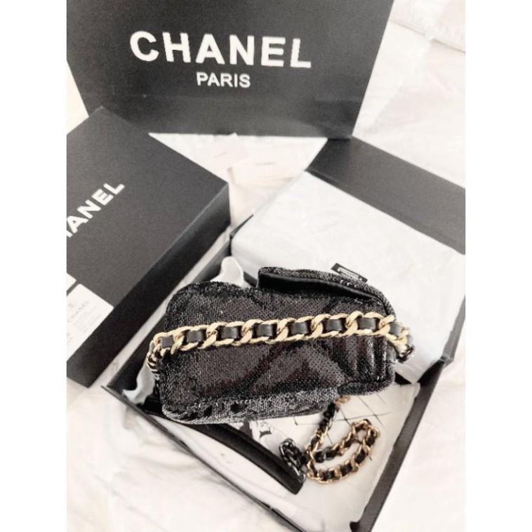 Túi xách nữ thời trang CN bling bling đẹp lung linh kèm hộp nam châm