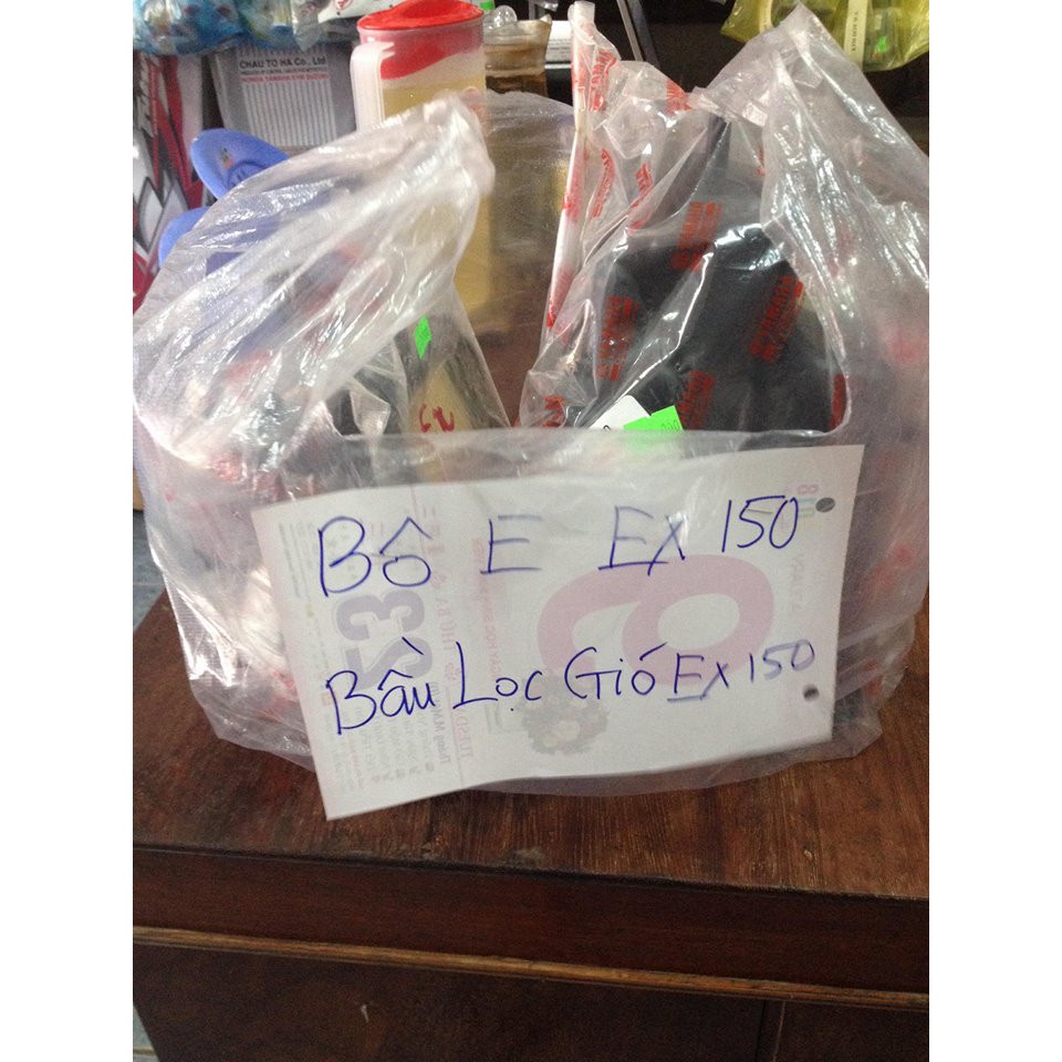 Bộ Pô E zin EX150-(Bộ Bầu lọc gió EX150) zin loại 1