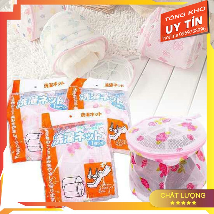 Combo 3 Túi Lưới Giặt Tròn Bảo Vệ Đồ Lót Tiện Ích
